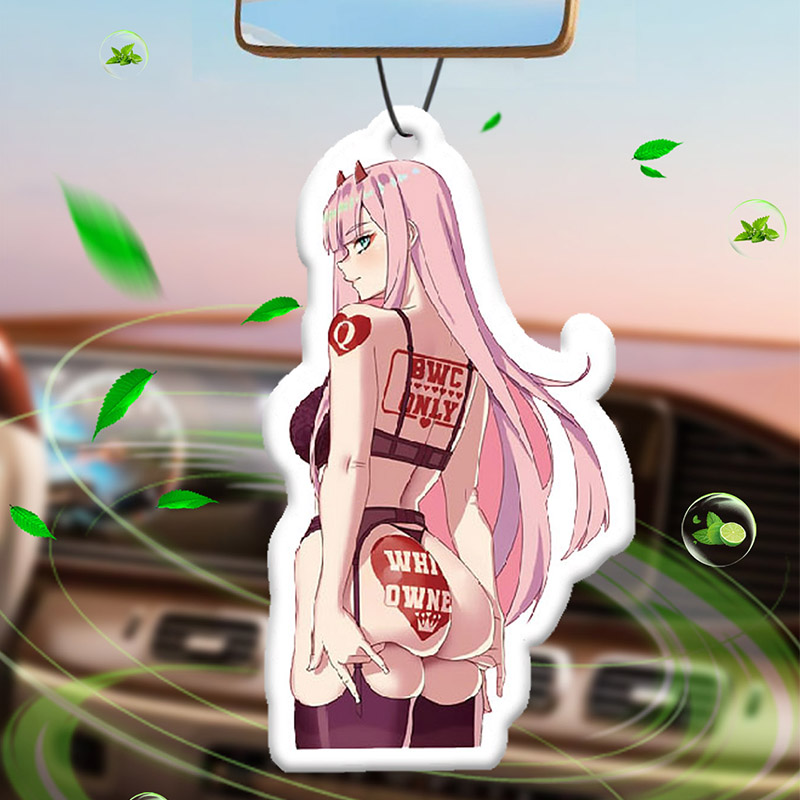 Home Fragrance Sachet - Pink hair sexy women car incense