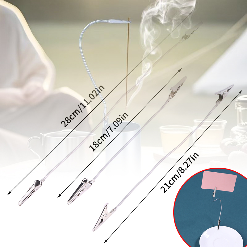 Home Fragrance H&M - 10Pcs Double Headed Metal Incense Clip