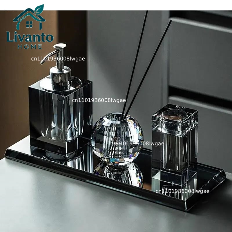 Crystal Glass Bathroom Accesso – Home Fragrance Jar recenzja i cena