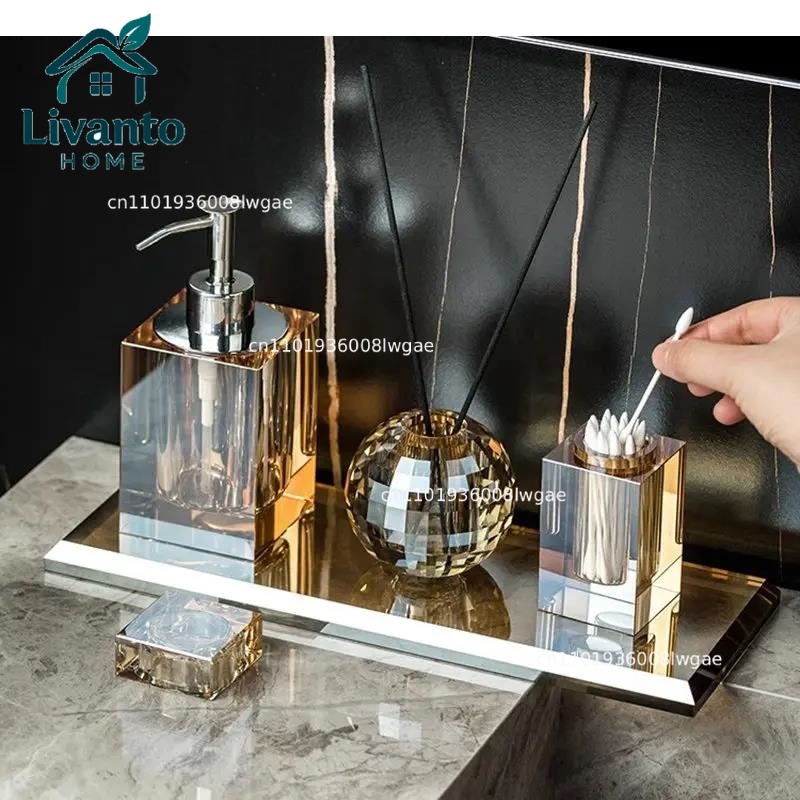 Crystal Glass Bathroom Accesso – Home Fragrance Jar recenzja i cena