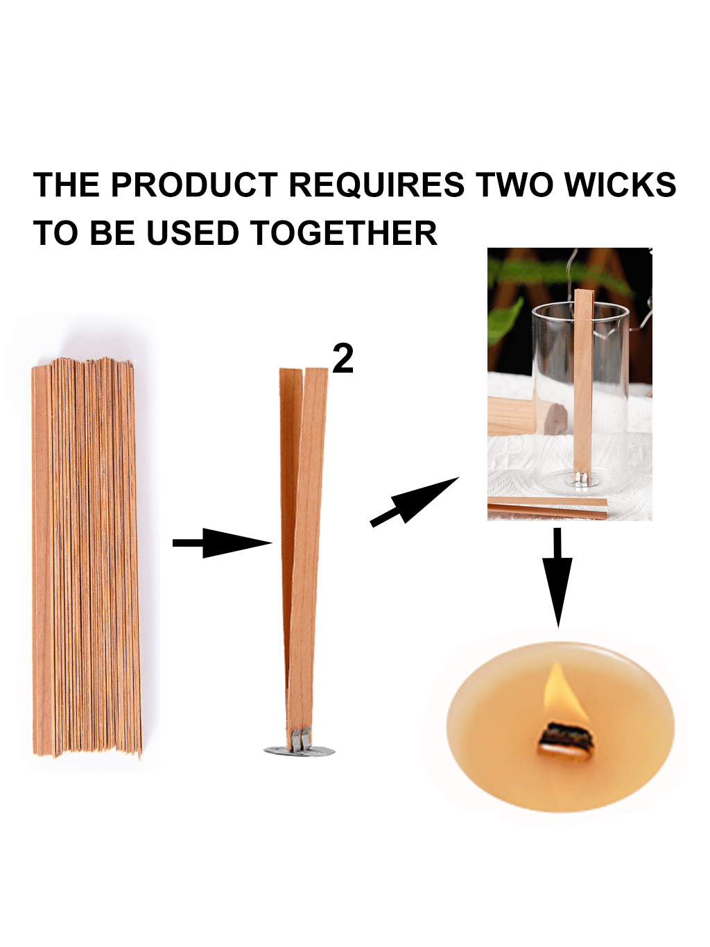 40Pcs Smokeless Cherry Wood Ca – Wooden Wick Candle recenzja i cena