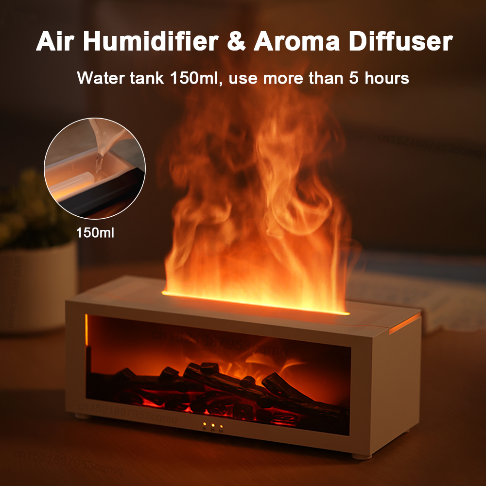 Flame Aroma Humidifier Firepla – Home Fragrance Oils For Oil Burners recenzja i cena