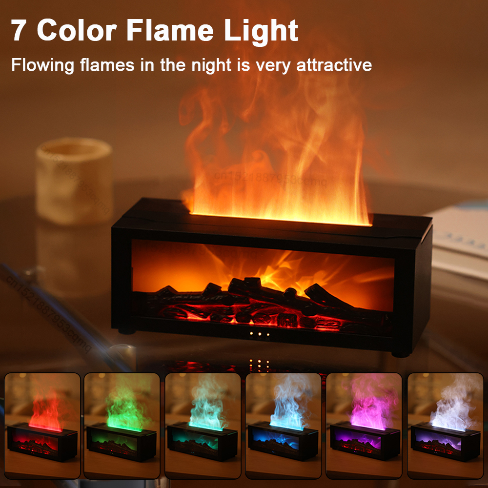 Flame Aroma Humidifier Firepla – Home Fragrance Oils For Oil Burners recenzja i cena