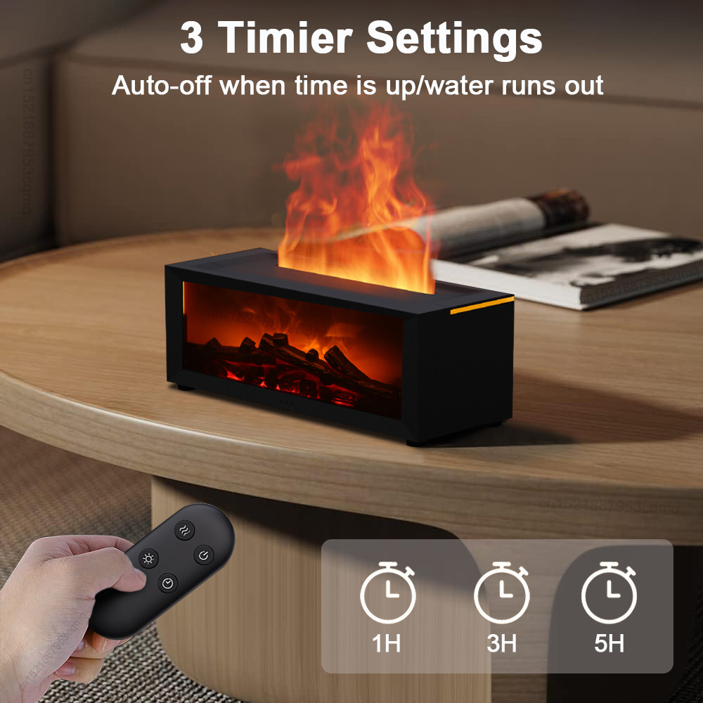Flame Aroma Humidifier Firepla – Home Fragrance Oils For Oil Burners recenzja i cena