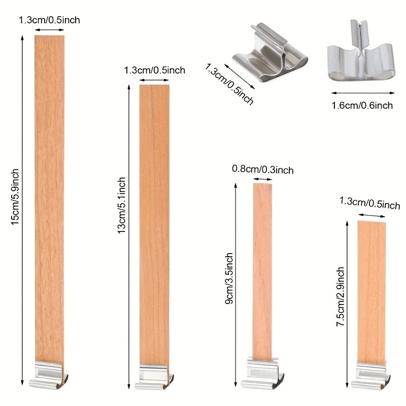 30pcs High Quality Wooden Cand – Wooden Wick Candle recenzja i cena