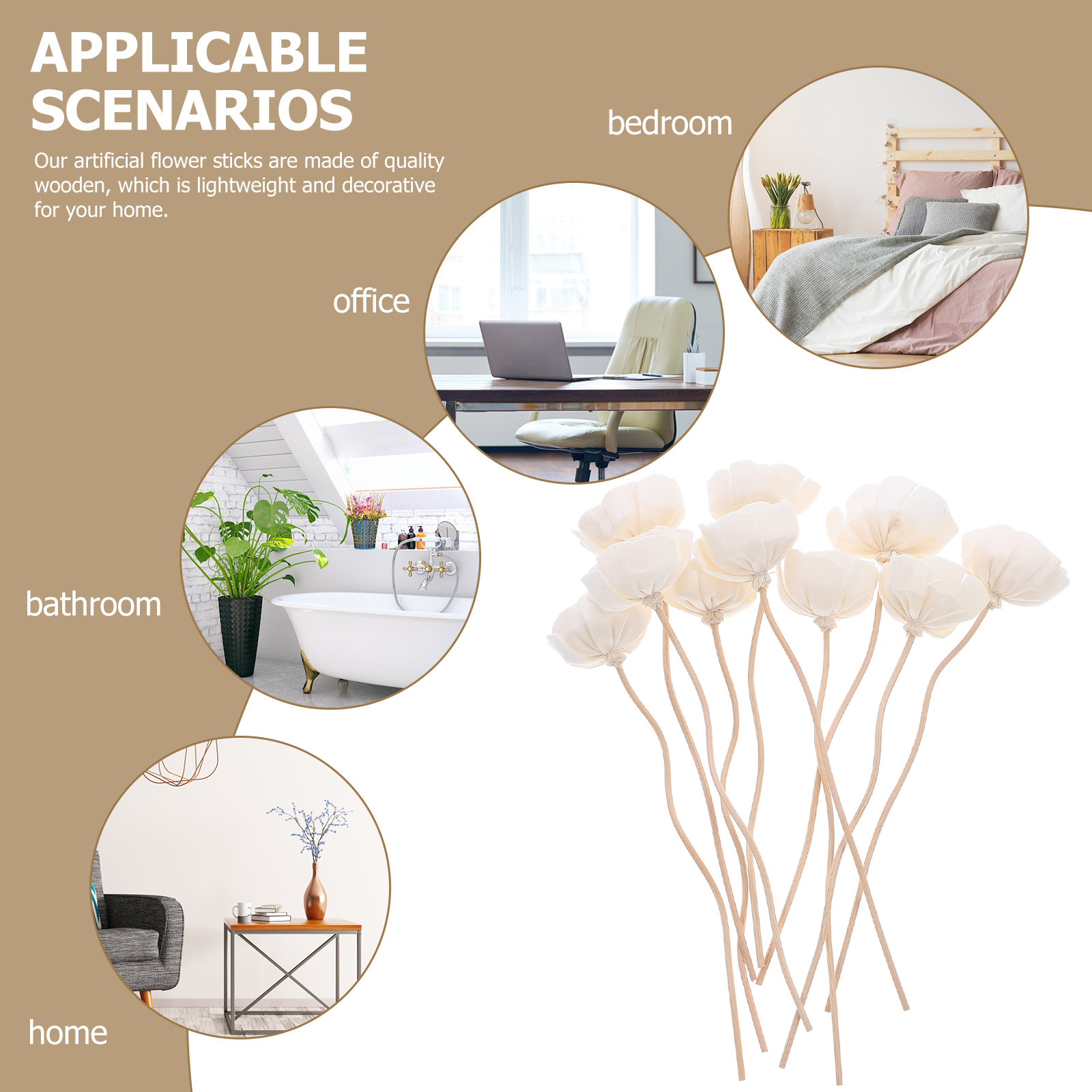 10pcs Rattan Diffuser Sticks A – Home Fragrance Aroma Set recenzja i cena