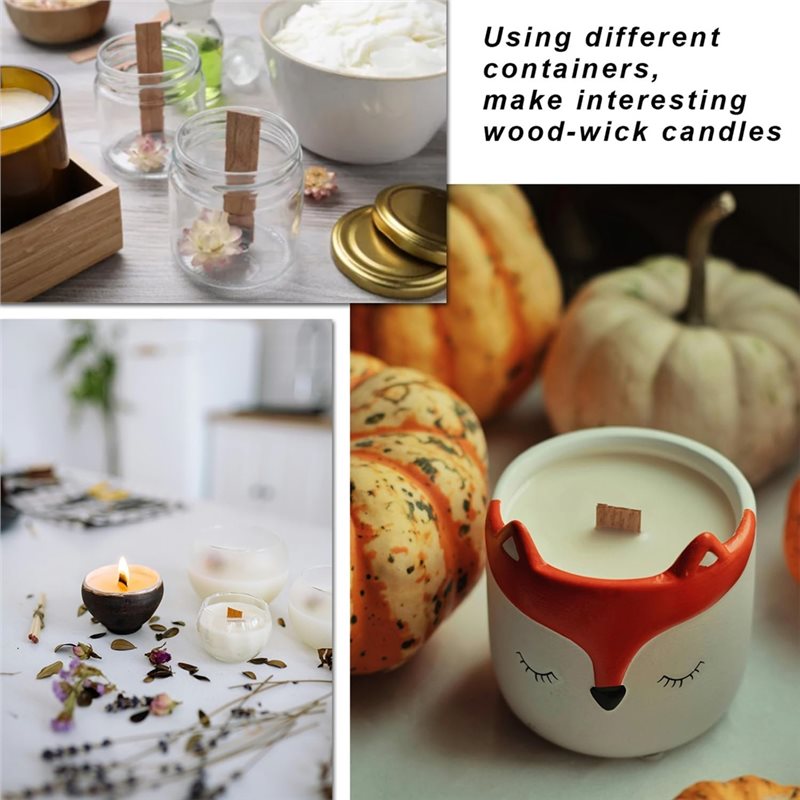 100Pcs Premium Wooden Candle W – Wooden Wick Candle recenzja i cena