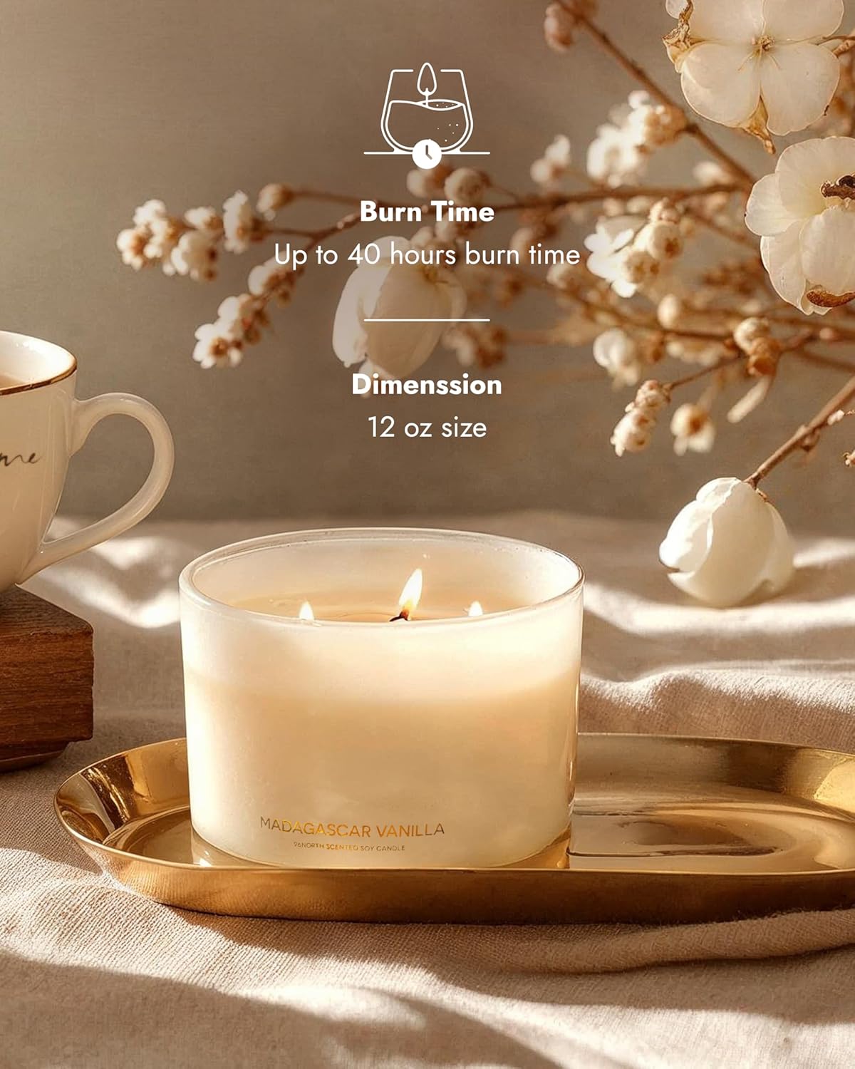 Luxury Vanilla Soy Candle, Lar – Home Fragrance Jar recenzja i cena