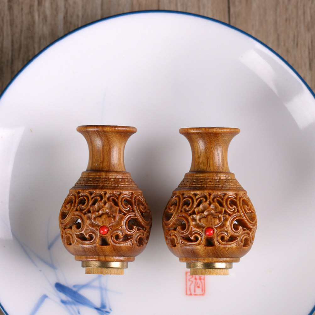 Wood Carved Vase Shape Hollow  – Aroma Bead Sachet recenzja i cena