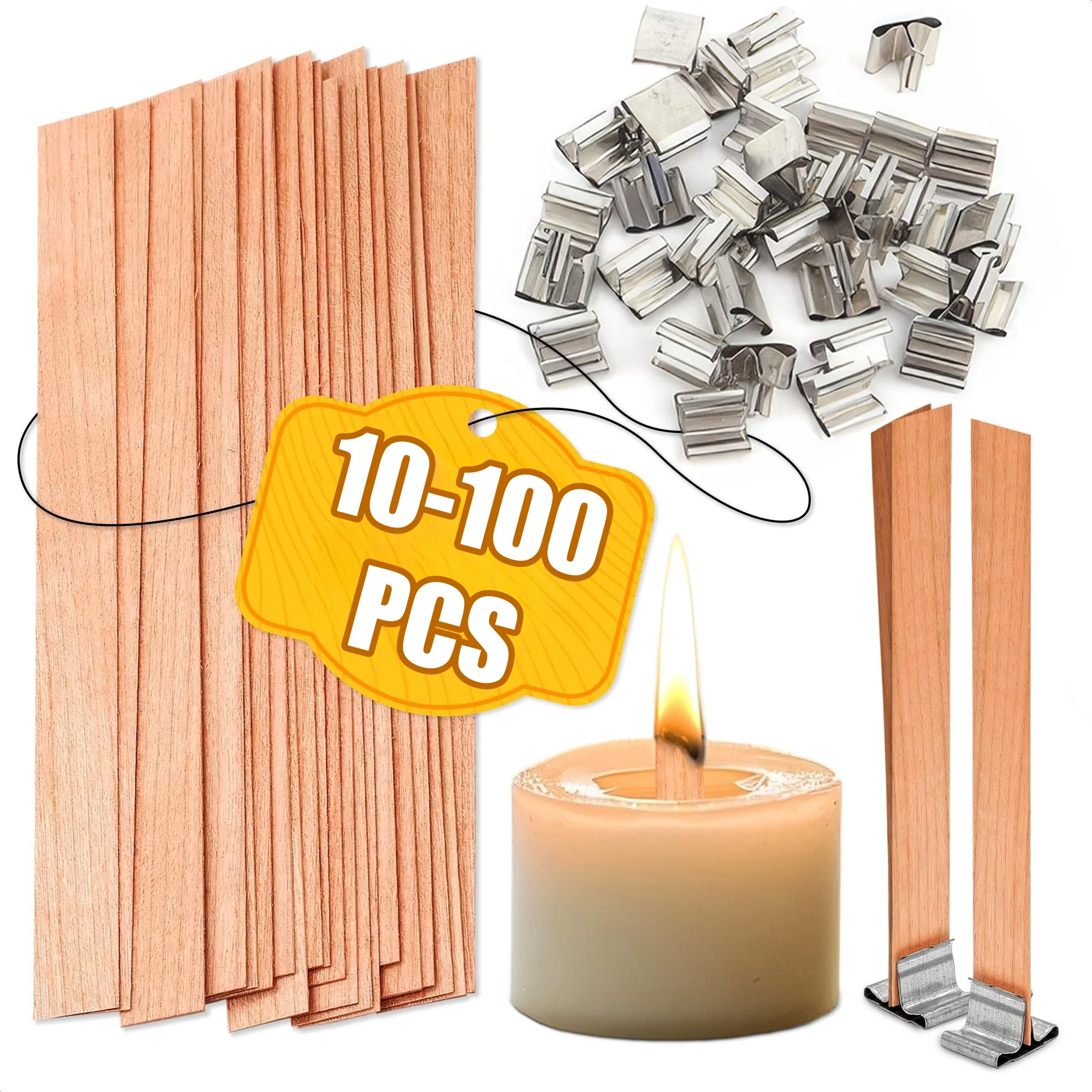 Handmade Soy Wax Candle Wooden – Wooden Wick Candle recenzja i cena