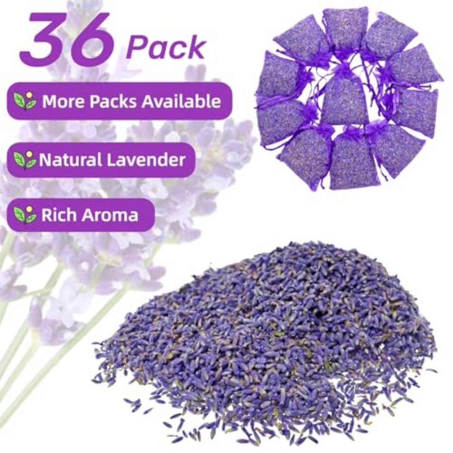 36 Pack Lavender Sachet Bags - – Home Fragrance Sachet recenzja i cena