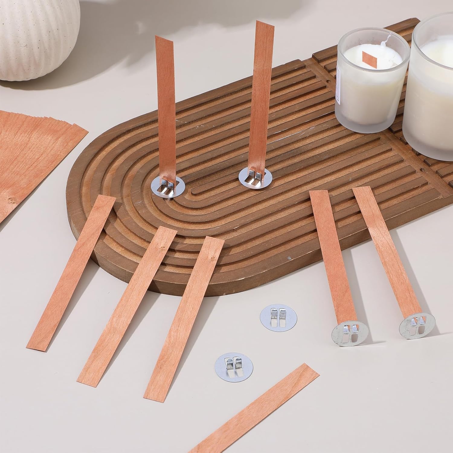 60Pcs Wood Wicks for Candles M – Wooden Wick Candle recenzja i cena