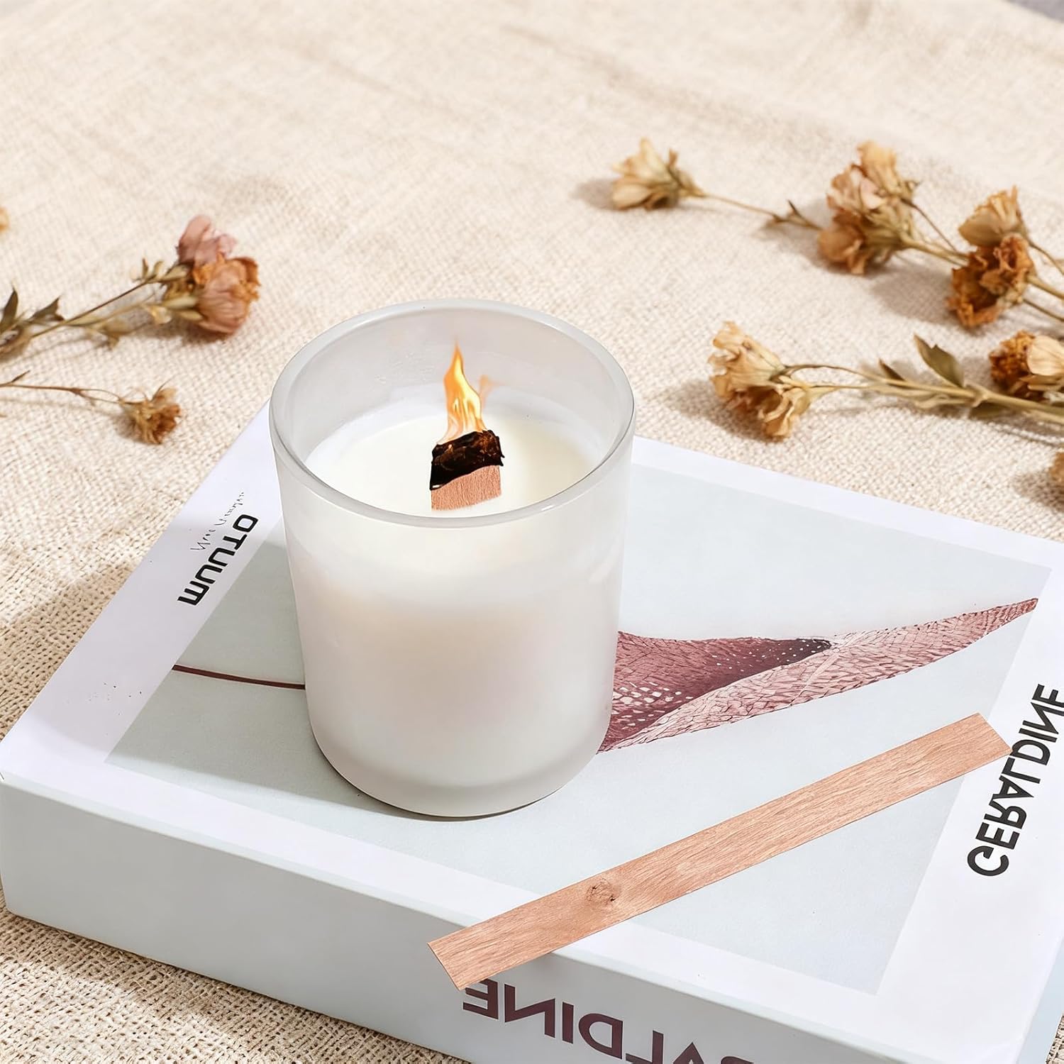 60Pcs Wood Wicks for Candles M – Wooden Wick Candle recenzja i cena