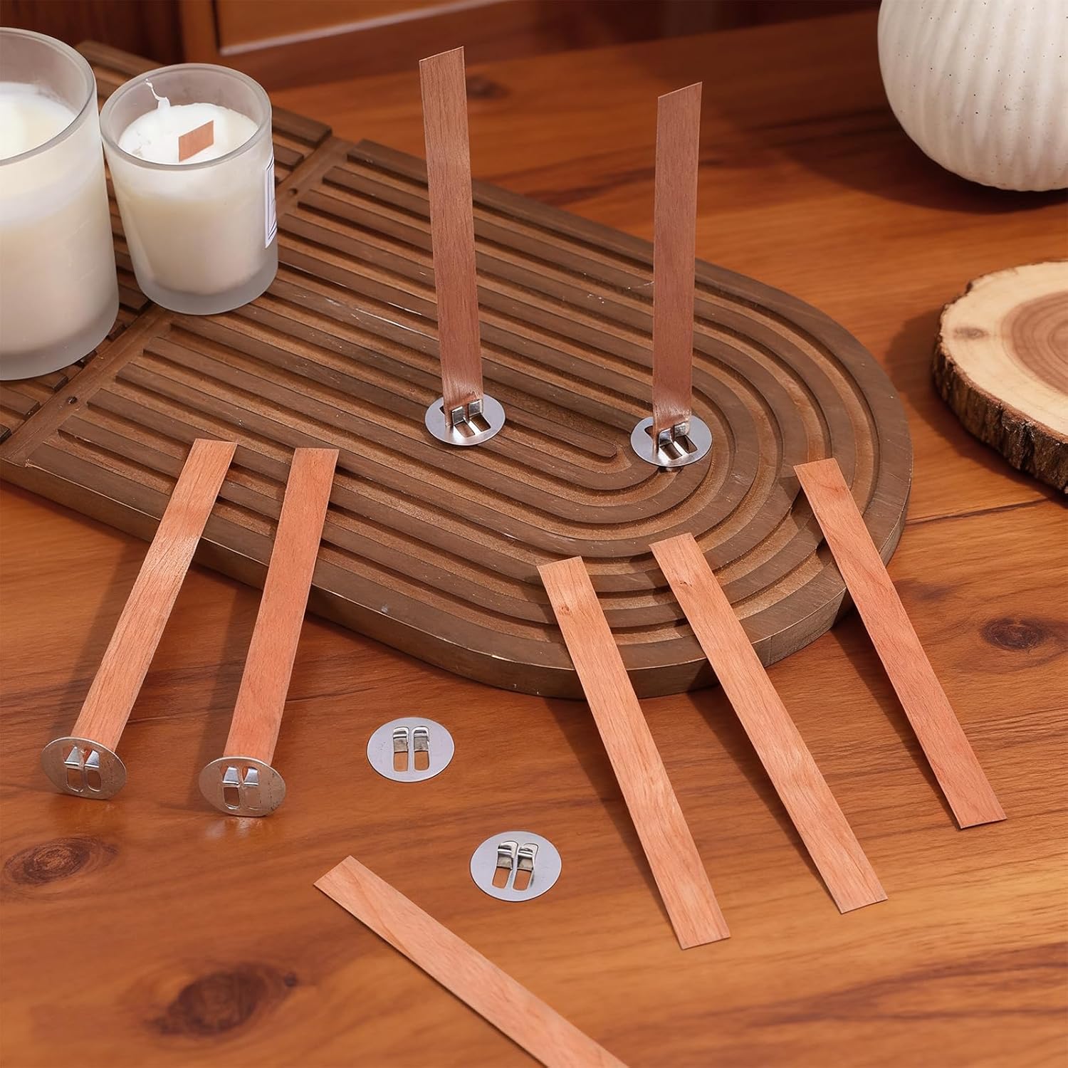 60Pcs Wood Wicks for Candles M – Wooden Wick Candle recenzja i cena