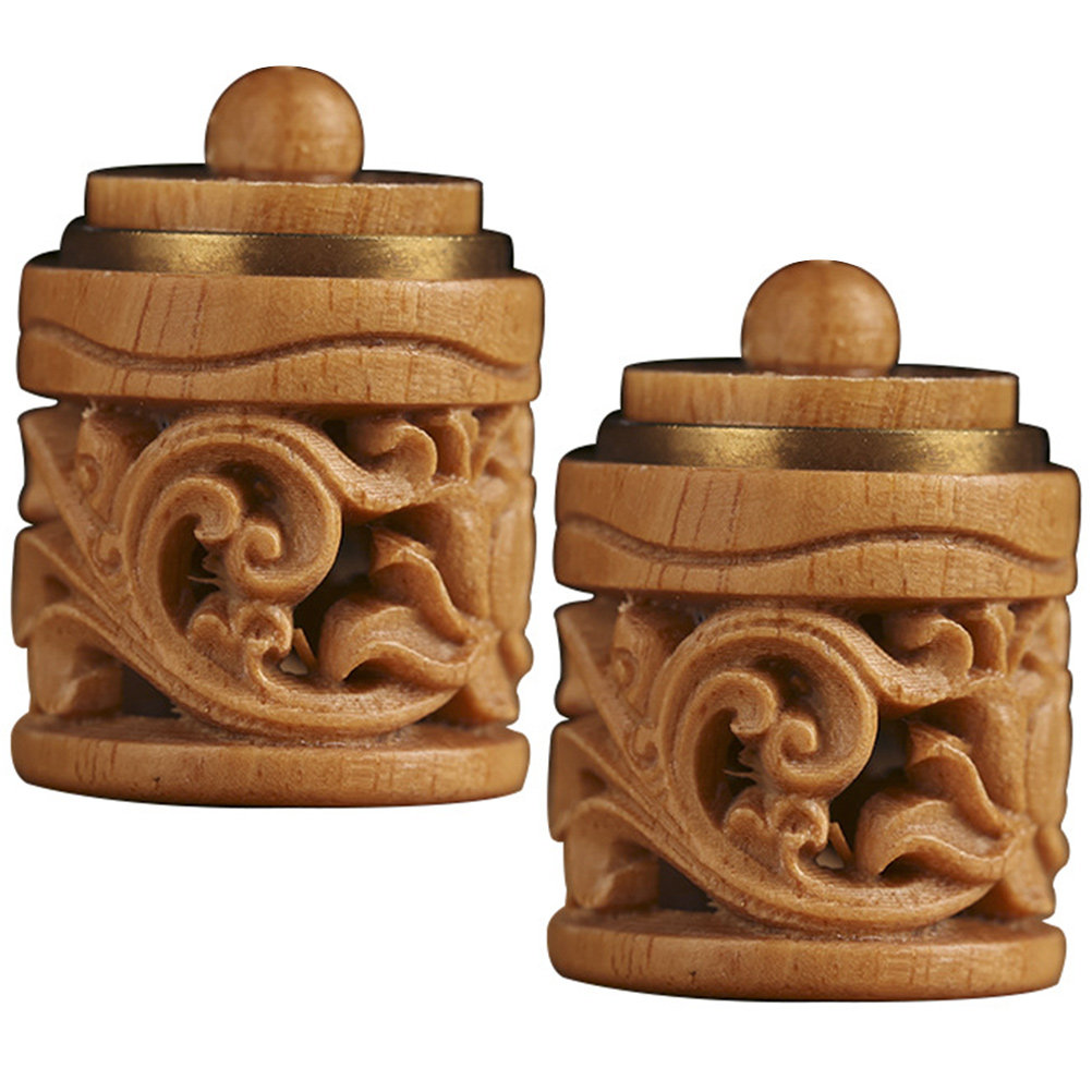 2Pcs Carved Wooden Aroma Beads – Aroma Bead Sachet recenzja i cena