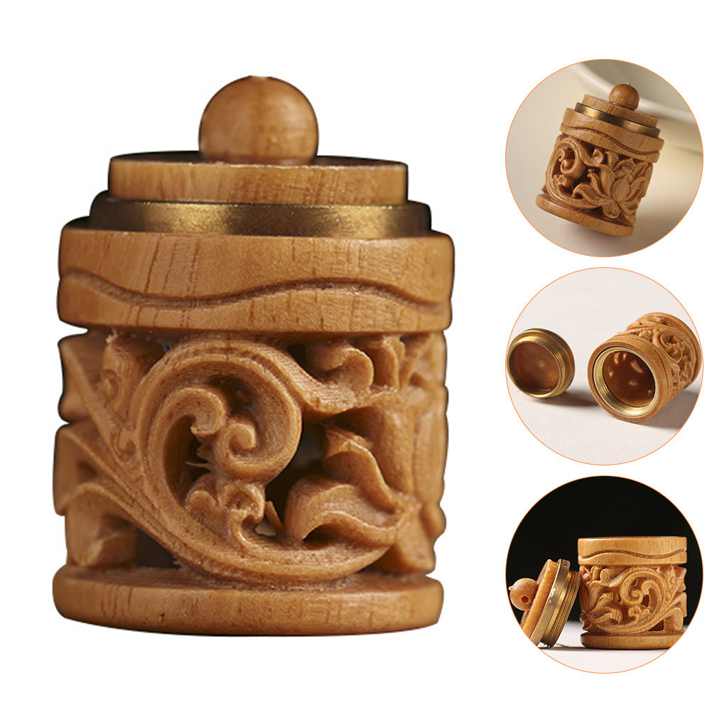2Pcs Carved Wooden Aroma Beads – Aroma Bead Sachet recenzja i cena