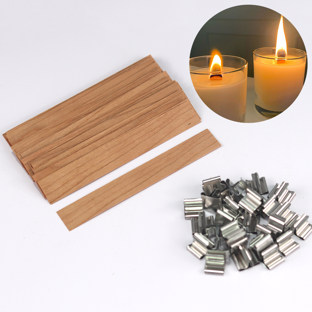 30Pcs Wooden Candle Wicks Set  – Wooden Wick Candle recenzja i cena
