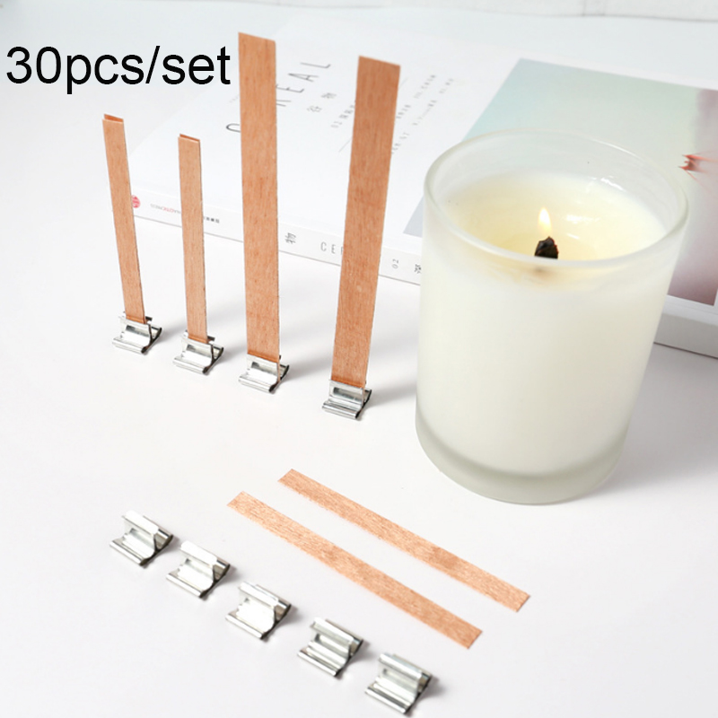 30Pcs Wooden Candle Wicks Set  – Wooden Wick Candle recenzja i cena