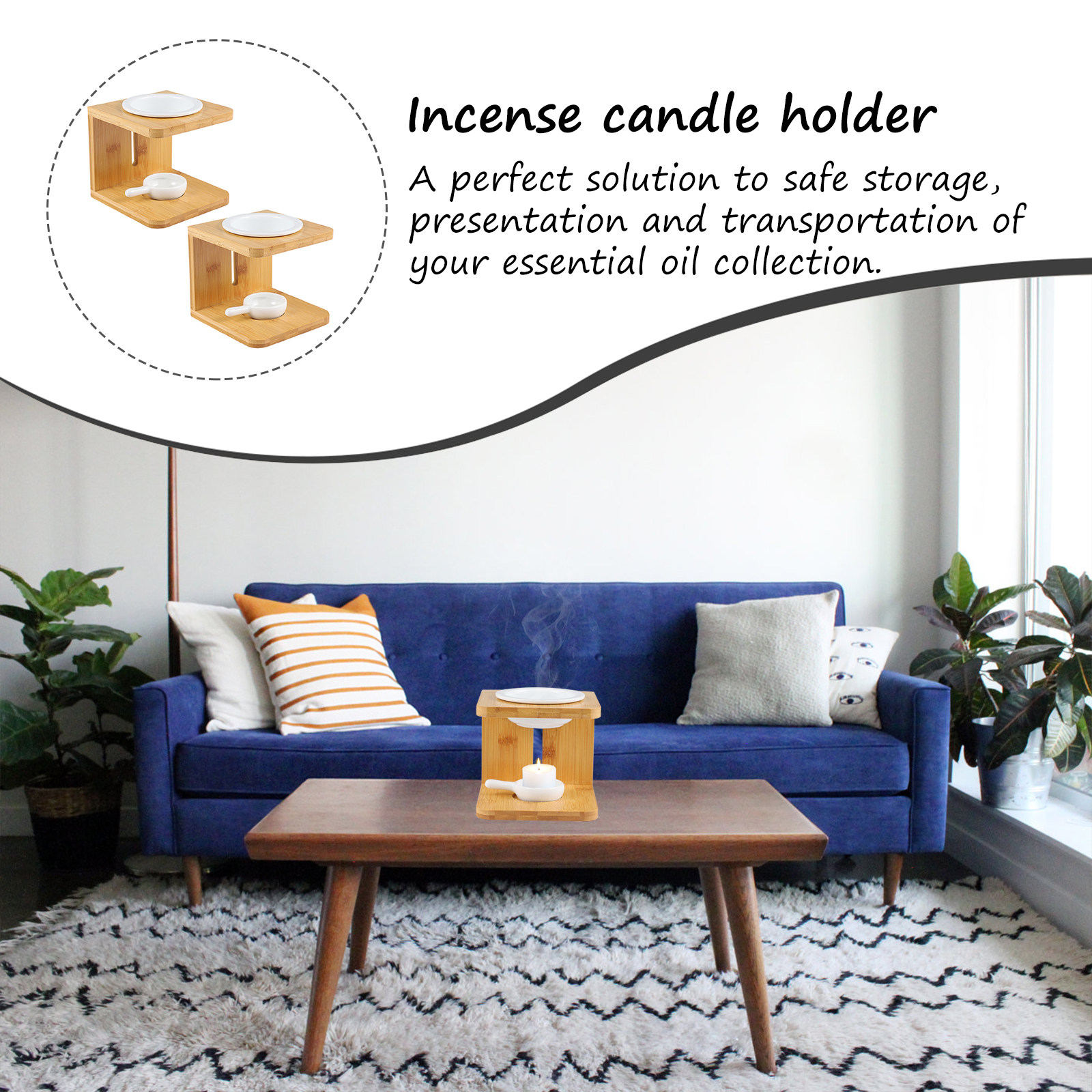 2Sets Bamboo Incense Burner Ec – Home Fragrance Oils For Oil Burners recenzja i cena