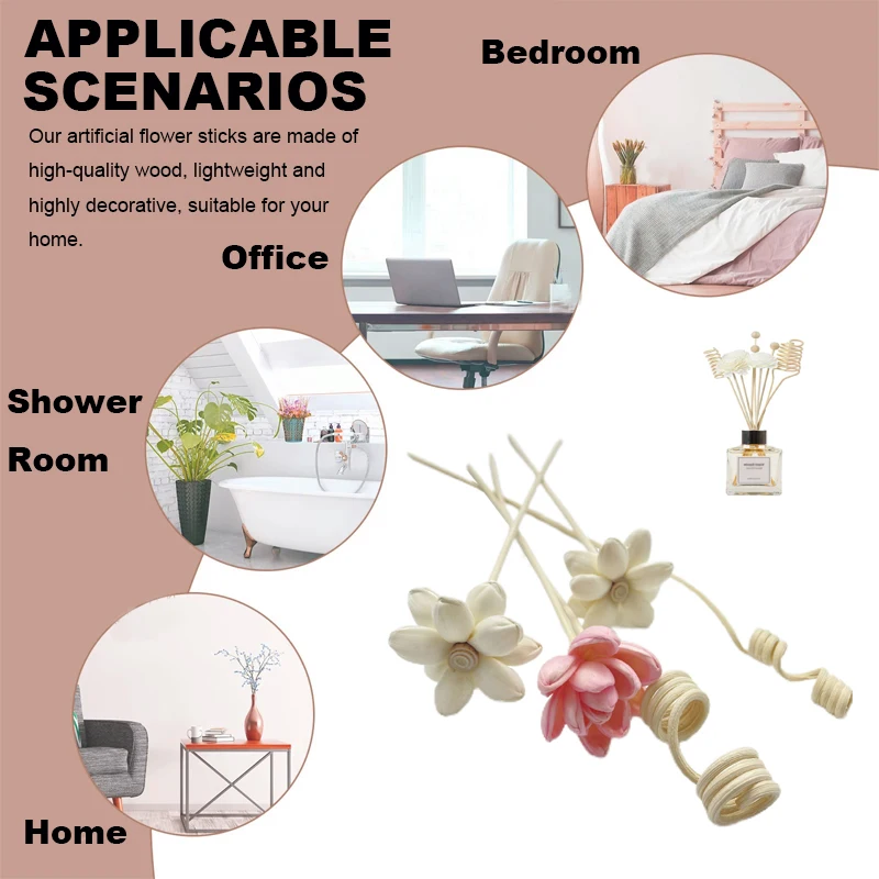 Artificial Flower Rattan Stick – Home Fragrance Aroma Set recenzja i cena
