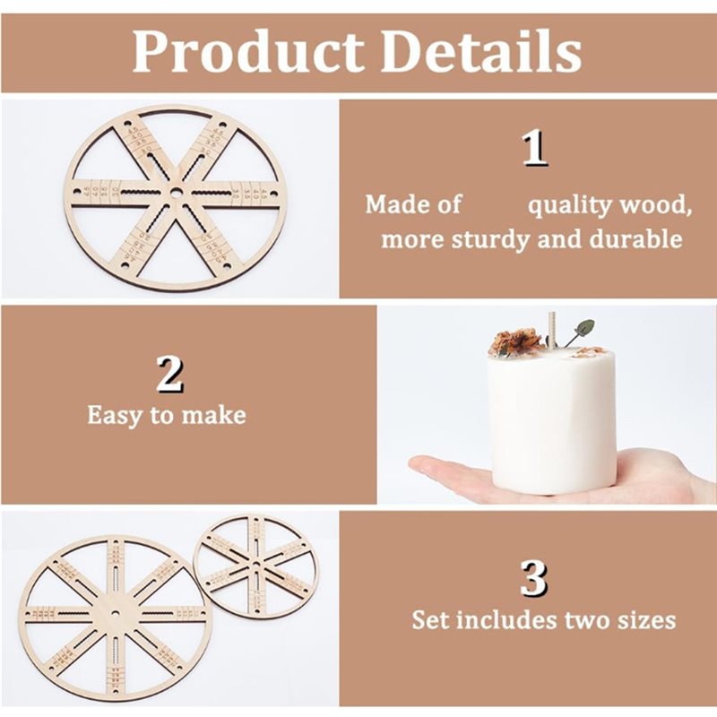 ABUI-Wick Holders 2Pcs Wick Ce – Wooden Wick Candle recenzja i cena