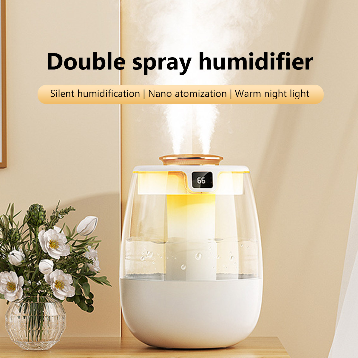 1.3L Air Humidifier Double Spr – Home Fragrance Mist recenzja i cena