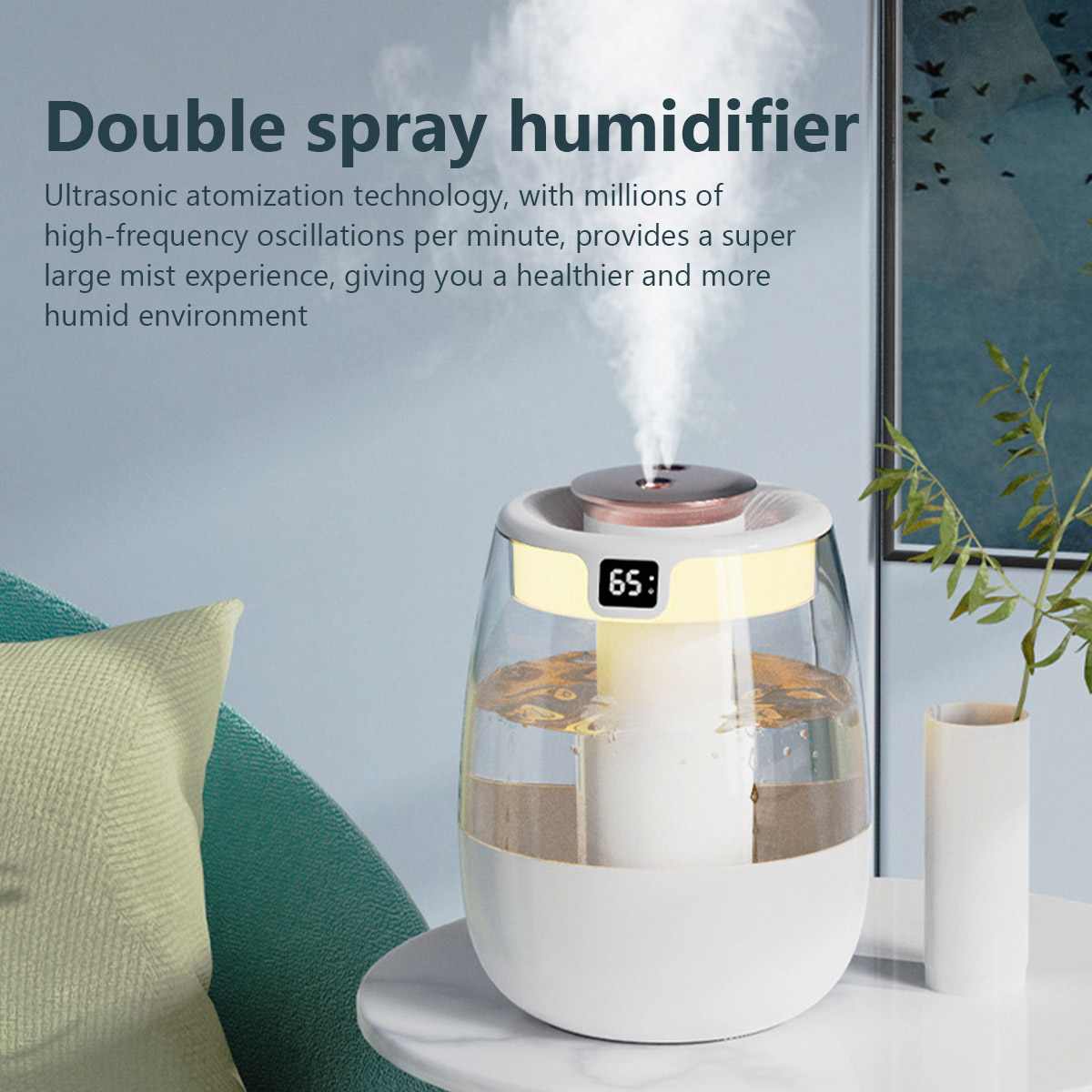 1.3L Air Humidifier Double Spr – Home Fragrance Mist recenzja i cena