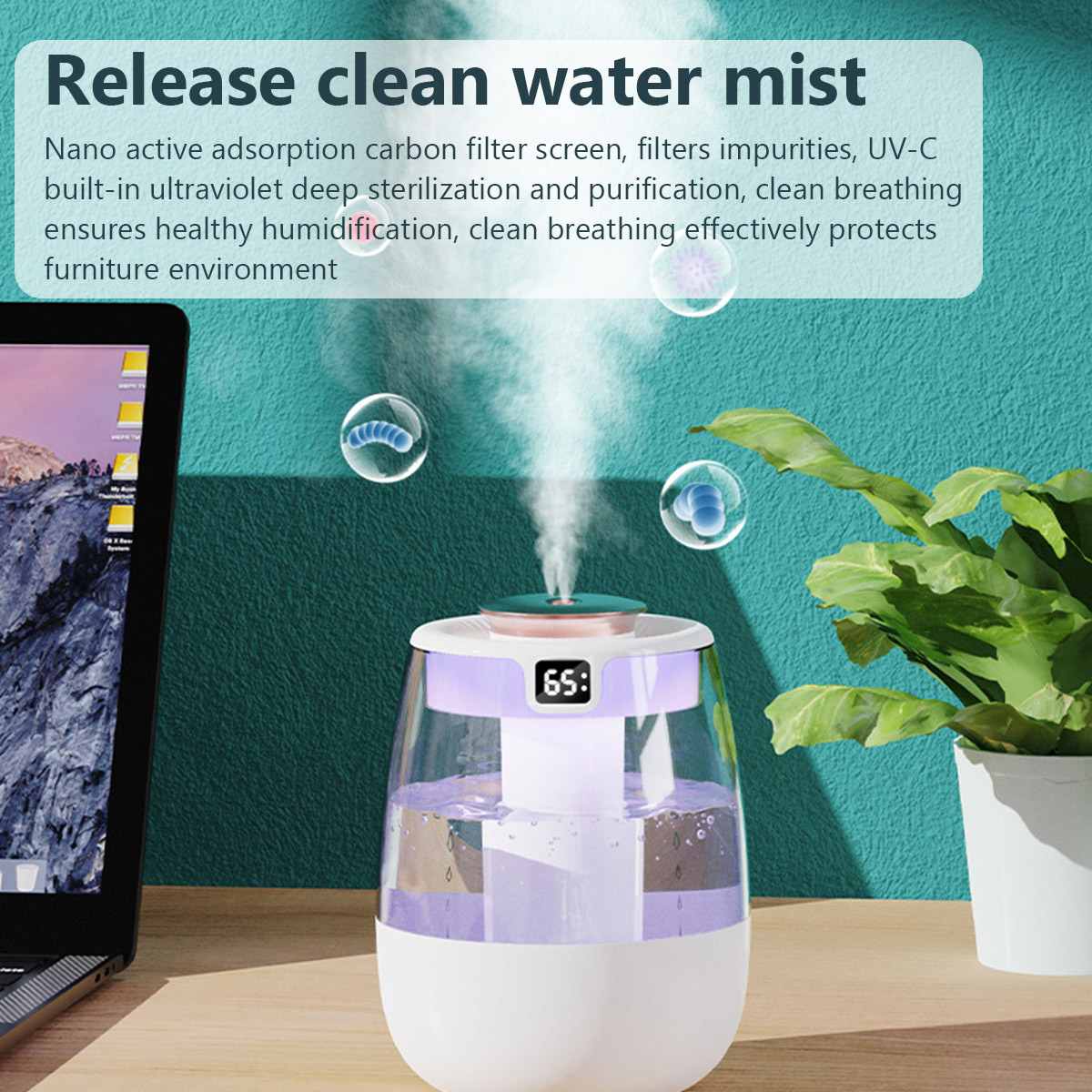 1.3L Air Humidifier Double Spr – Home Fragrance Mist recenzja i cena