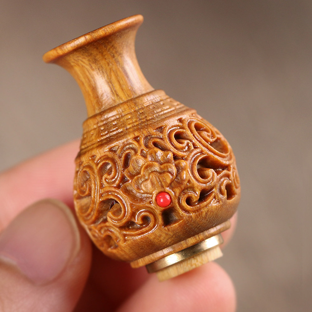 Wood Carved Vase Shape Hollow  – Aroma Bead Sachet recenzja i cena