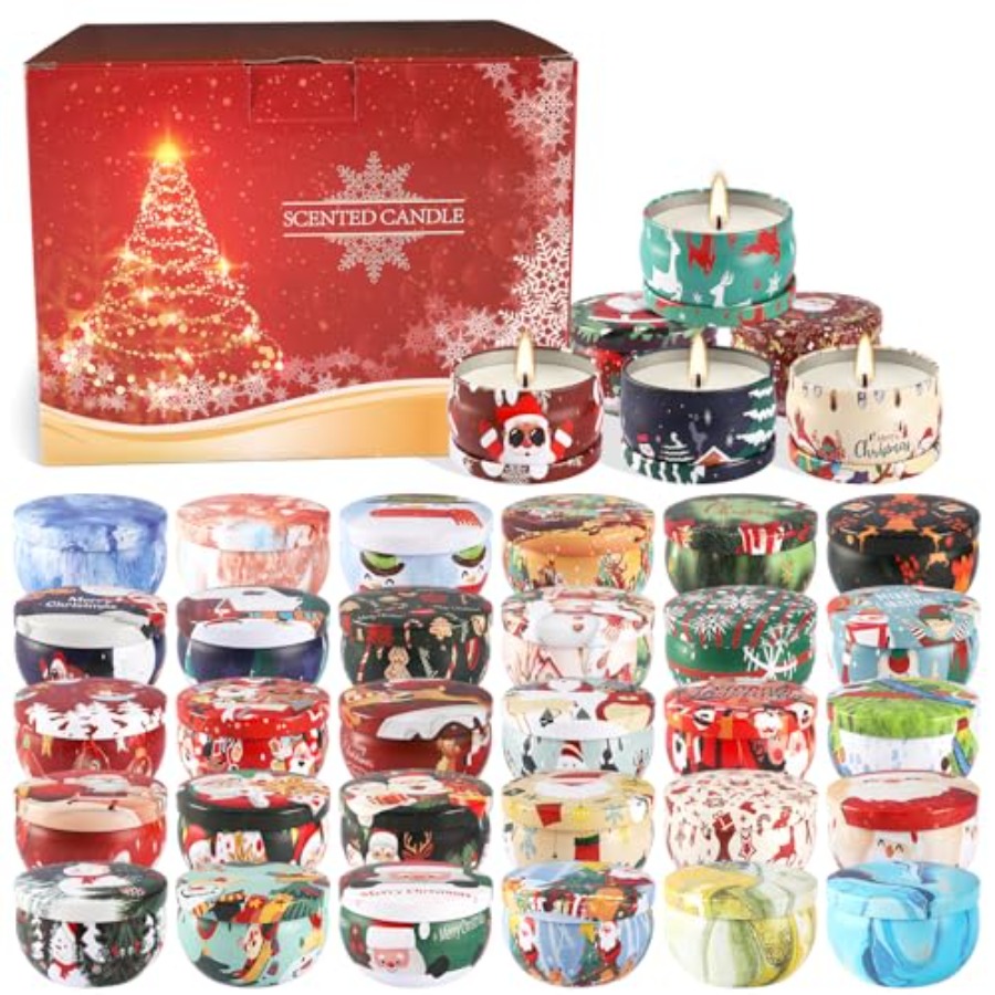 36 Pack Christmas Scented Cand – Home Fragrance Jar recenzja i cena