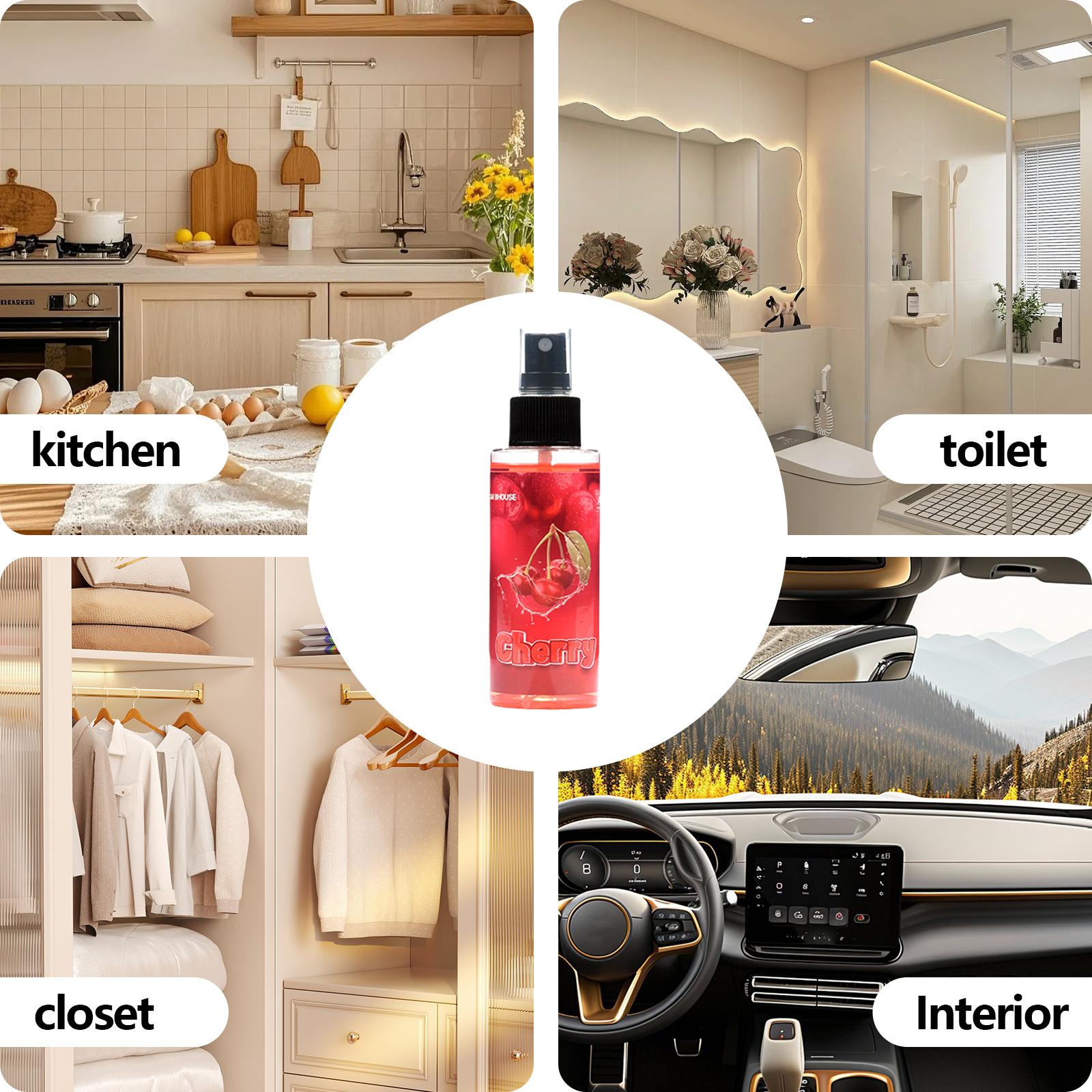 100ml CHERRY-Scented Hand-Spra – Home Fragrance Room Spray recenzja i cena
